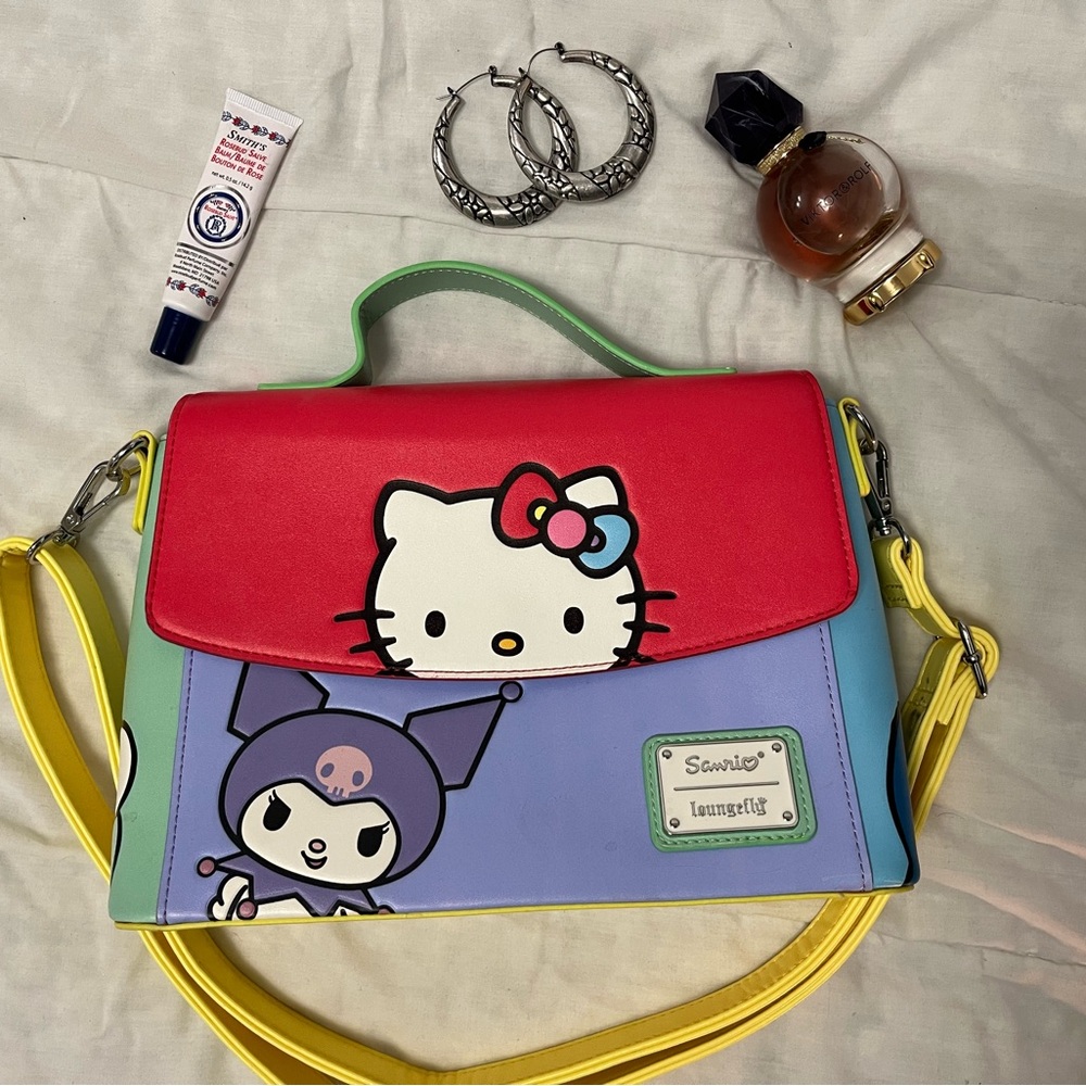 Loungefly Hello Kitty Kuromi Crossbody Bag